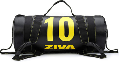 Power Sandbag – Pre-Weighted Training Bag with Multiple Handles for Full-Body Strength & Conditioning – Heavy-Duty, No-Fill Needed (10–50 Lb)